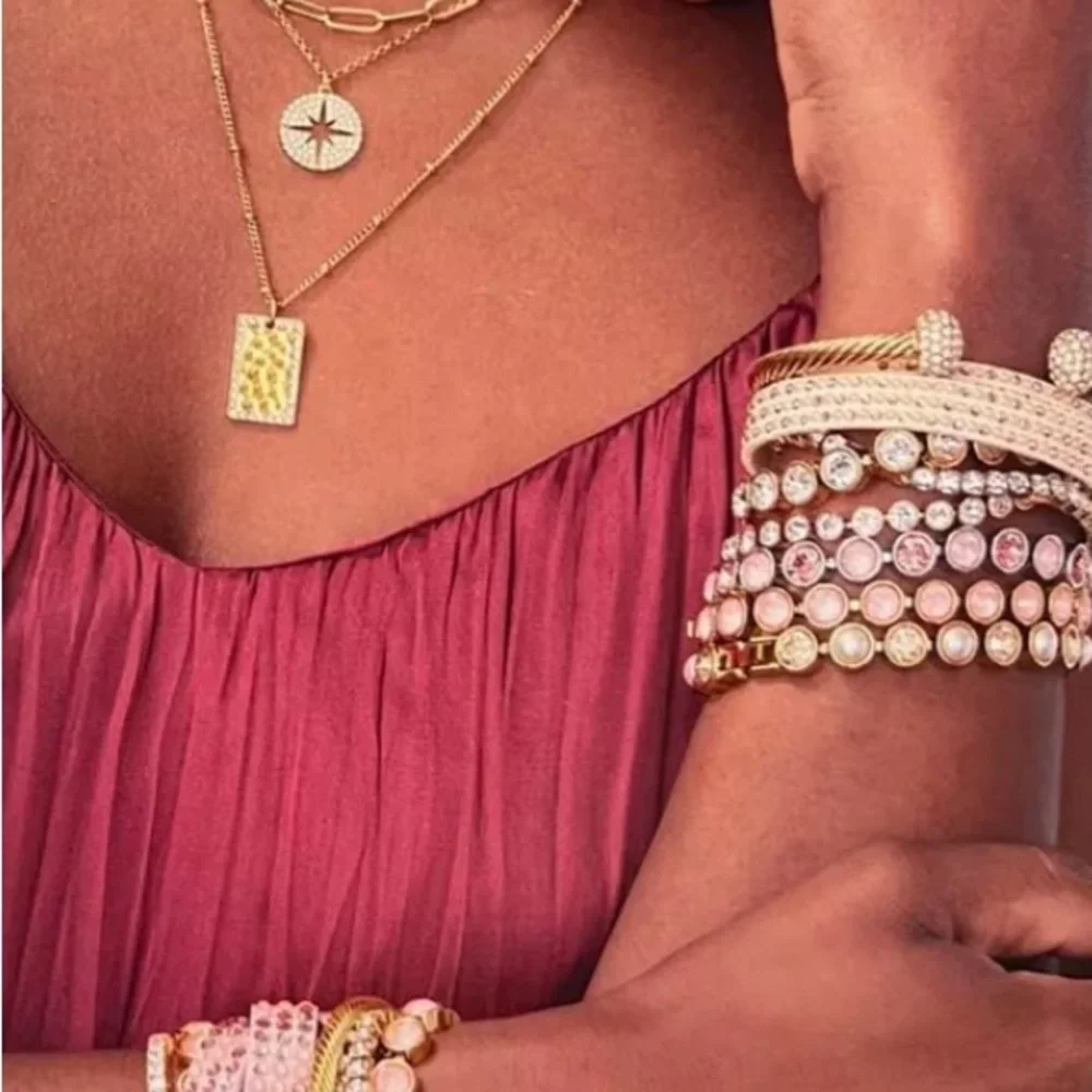 Touchstone Crystalal by Swarovski GOLDEN FLAMINGO ice bracelet BNIB gorgeous!